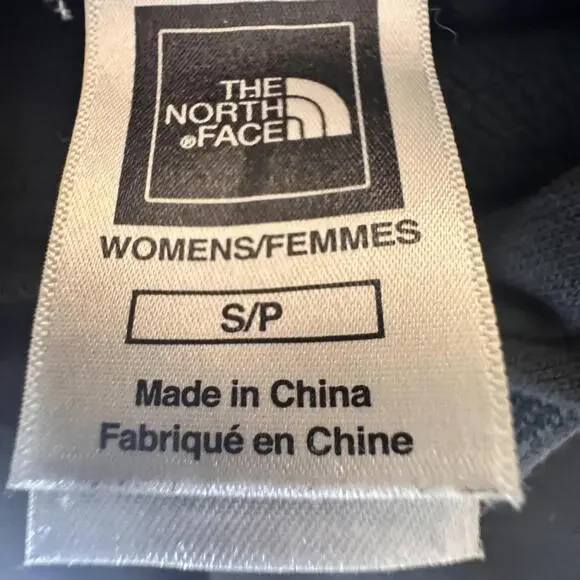 The North Face Hoodie Sweatshirt Womens Small Black Fleece Kangaroo Pocket - Picture 7 of 10